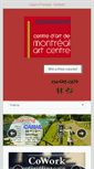 Mobile Screenshot of montrealartcenter.com